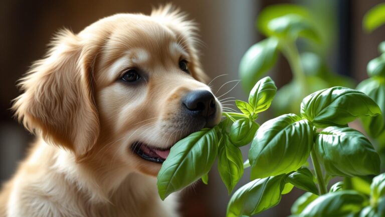 is basil toxic to dogs