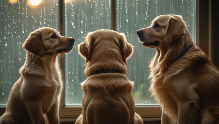 dogs looking out the window